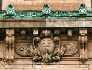 Detail from Bowery Bank, 124 Bowery (1902) photo by Sally Young