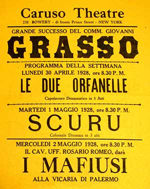 Caruso Theater Poster