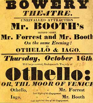 Bowery Theatre Poster