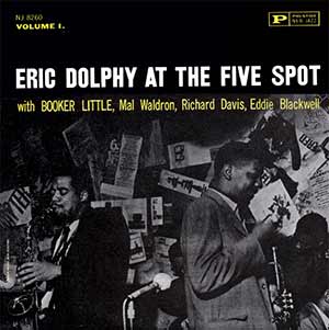 A classic jazz album (LP) recorded at the Five Spot