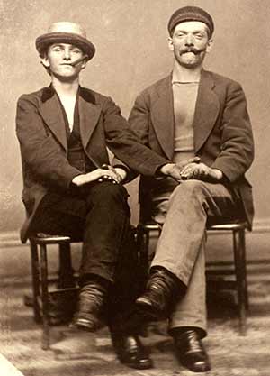 Two Working Class Friends 1875-1890. Photo courtesy Jonathan Katz.
