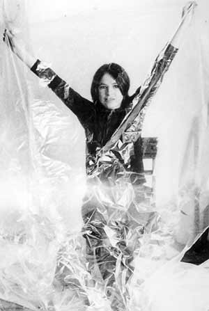 Eva Hesse in her Bowery Studio, circa 1967